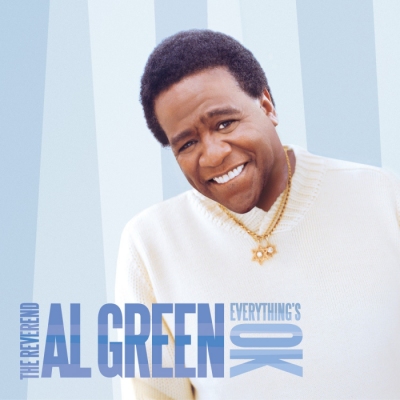 Album cover with Al Green's photo