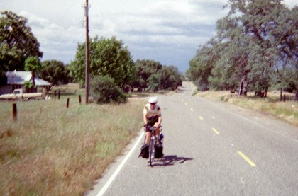 Frank from the front, typical country road.