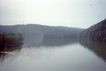 Misty view of Clinch River