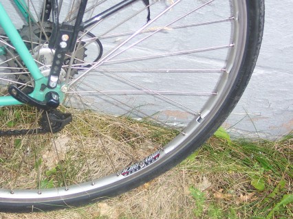 My damaged rear rim
