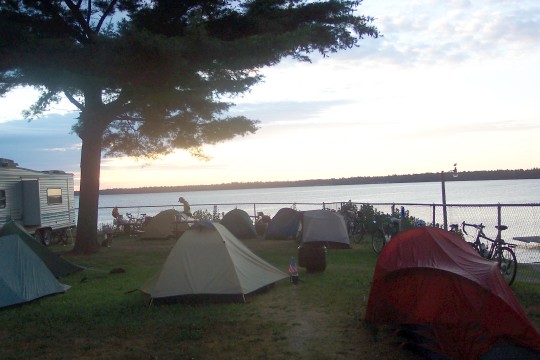 Sunrise over Indian Lake