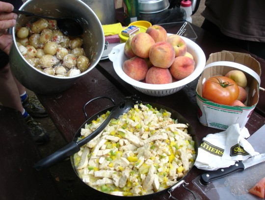 Delicious food for dinner