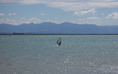 Sailboarder on Tasman Bay