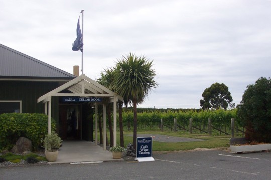 Parking lot at a winery