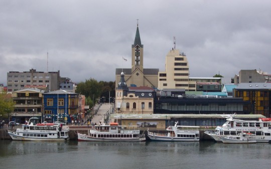 Valdivia from Isla Teja