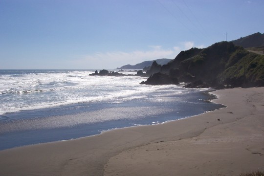 The beach at Mehuin