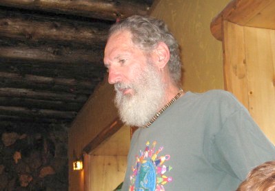 Dave Allen addressing the group