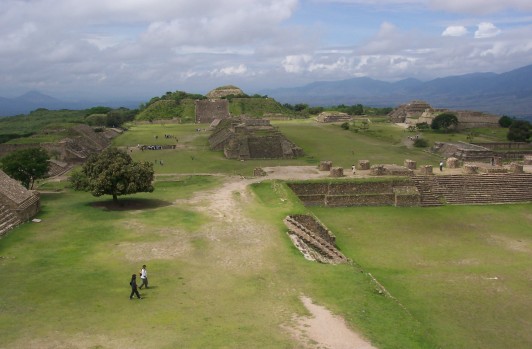 View overlooking Monte Alban site