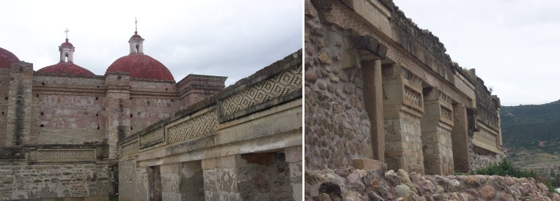 The ruins at Mitla