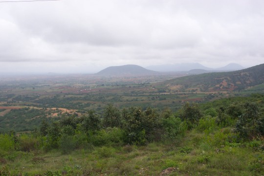 Mountain in the distance