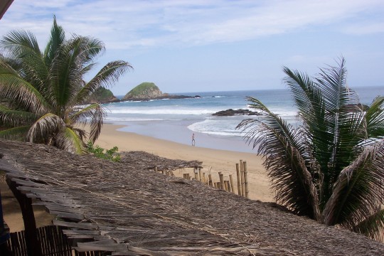 The bay at Zipolite