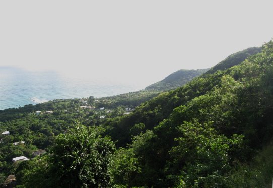 View across the hills