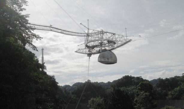 Feed assembly at Arecibo ovservatory