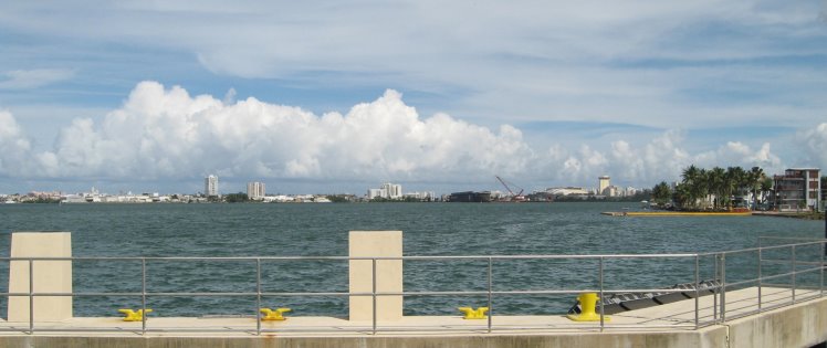 View of San Juan from across the harbor
