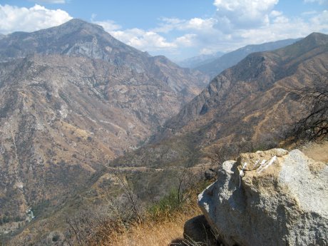 Vista with road in distance