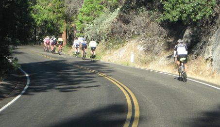 Riders lined up for photo